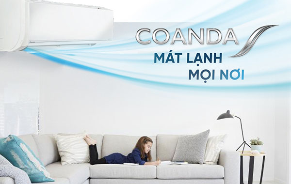 Luồng gió Coanda - tính năng nổi bật trên máy lạnh Daikin